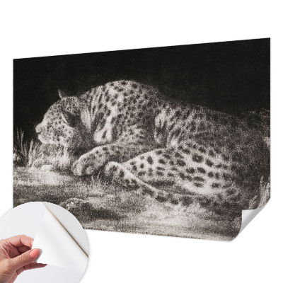 Zidna tapeta Leopard se odmara