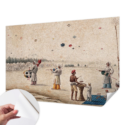 Samoljepljiva fototapeta za spavaću sobu Lebdeći zmajevi