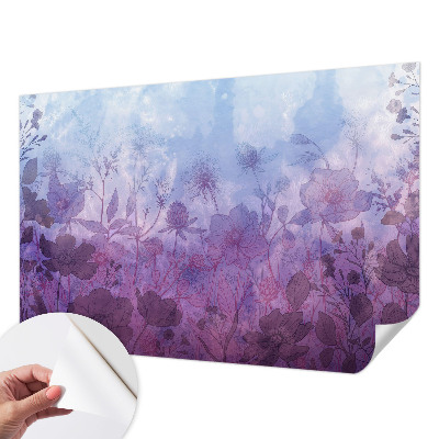 Dječja fototapeta s motivom pastelnog cvijeća