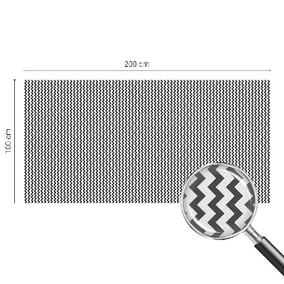 Folija za zaštitu od pogleda Cik-cak uzorak