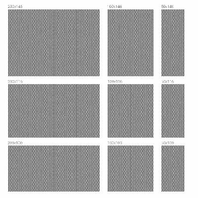 Folija za zaštitu od pogleda Cik-cak uzorak