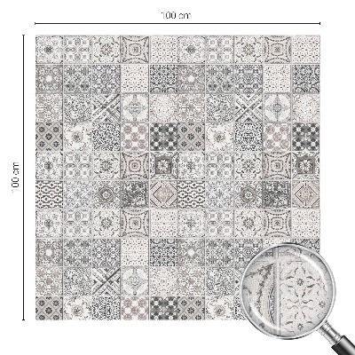 Mliječna folija za staklo vitraj Uzorci pločica