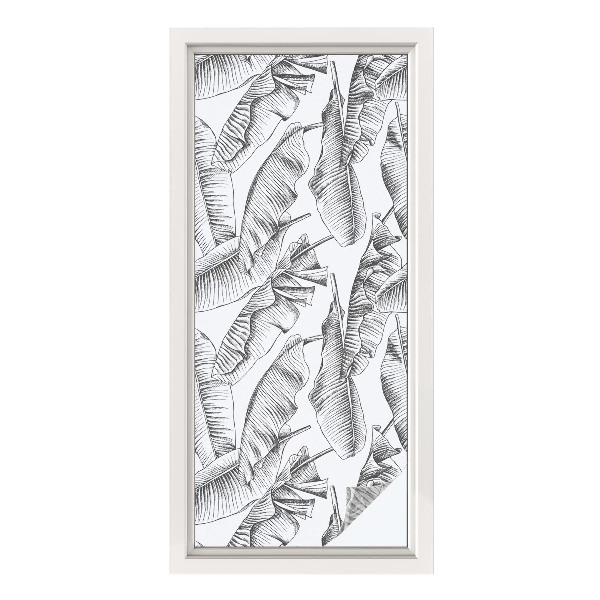 Dekorativna folija za staklo Tropsko lišće