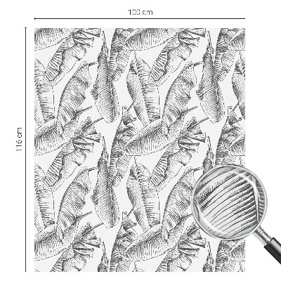 Dekorativna folija za staklo Tropsko lišće