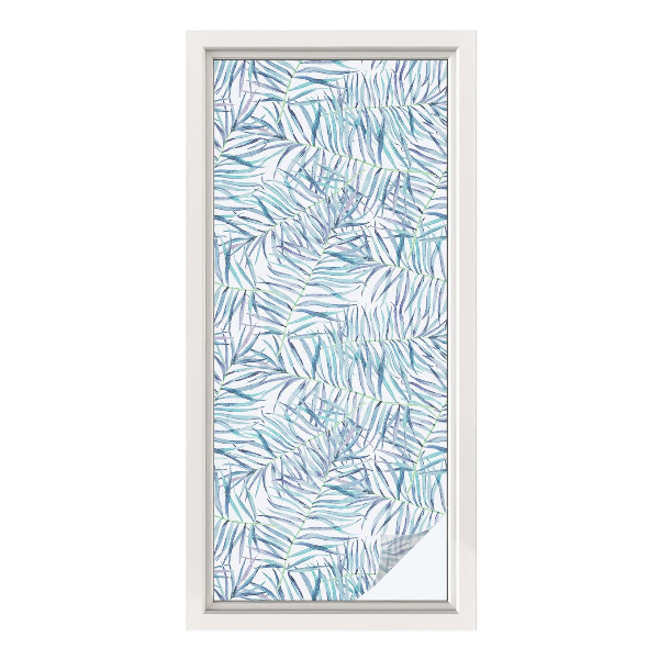 Samoljepljiva folija za staklo vitraj Botanički uzorak