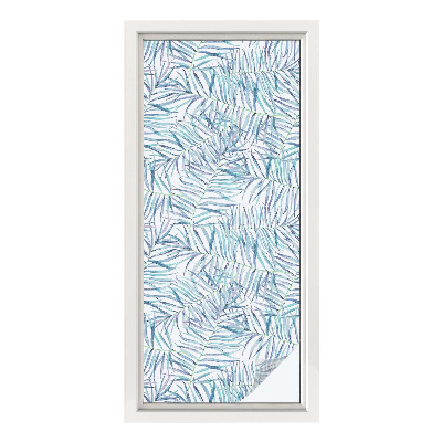 Samoljepljiva folija za staklo vitraj Botanički uzorak