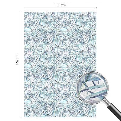 Samoljepljiva folija za staklo vitraj Botanički uzorak