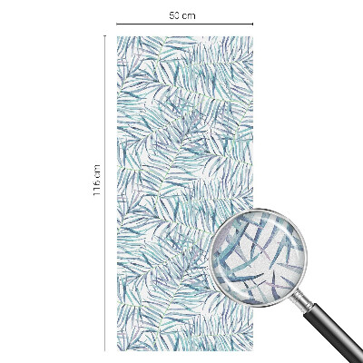 Samoljepljiva folija za staklo vitraj Botanički uzorak