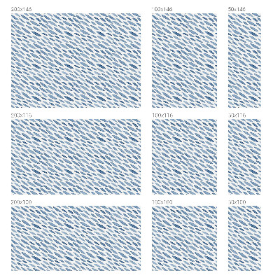 Folija za zaštitu od pogleda Plavi potezi