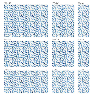 Dekorativna folija za staklo Akvarelne točkice