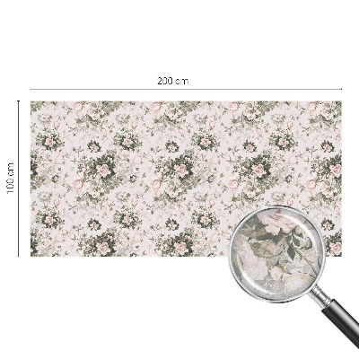 Samoljepljiva folija za staklo vitraj Cvjetna ljepota