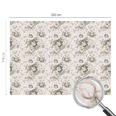 Samoljepljiva folija za staklo vitraj Cvjetna ljepota