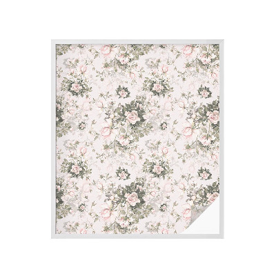 Samoljepljiva folija za staklo vitraj Cvjetna ljepota