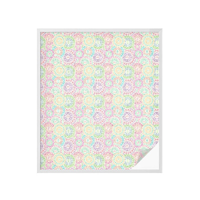 Samoljepljiva folija za staklo vitraj Šarene mandale