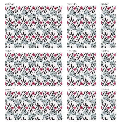 Mliječna folija za staklo vitraj Cvjetni uzorak