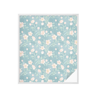 Dekorativna folija za staklo Pastelno cvijeće