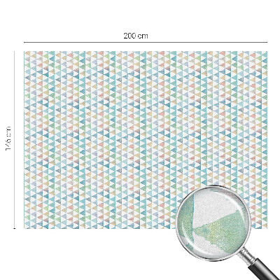 Samoljepljiva folija za staklo vitraj Geometrijski trokuti