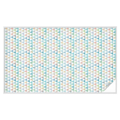 Samoljepljiva folija za staklo vitraj Geometrijski trokuti