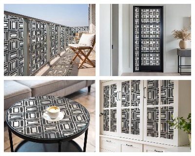 Mliječna folija za staklo vitraj Energetski uzorak