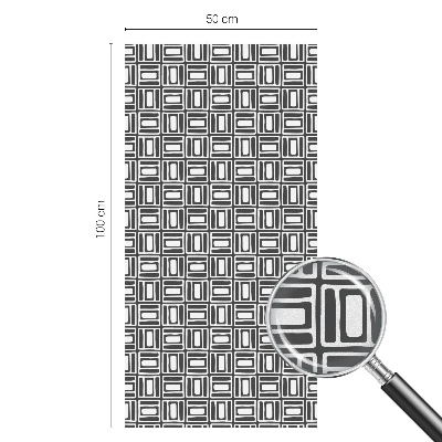 Mliječna folija za staklo vitraj Energetski uzorak