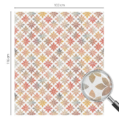 Samoljepljiva folija za staklo vitraj Cvjetna ljepota