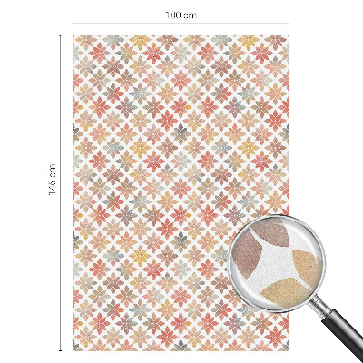 Samoljepljiva folija za staklo vitraj Cvjetna ljepota