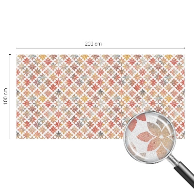 Samoljepljiva folija za staklo vitraj Cvjetna ljepota