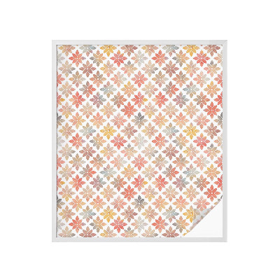 Samoljepljiva folija za staklo vitraj Cvjetna ljepota