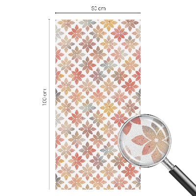 Samoljepljiva folija za staklo vitraj Cvjetna ljepota