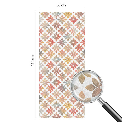 Samoljepljiva folija za staklo vitraj Cvjetna ljepota