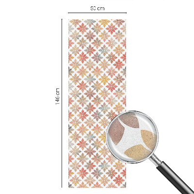 Samoljepljiva folija za staklo vitraj Cvjetna ljepota