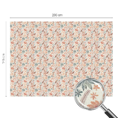 Mliječna folija za staklo vitraj Cvjetni aranžman