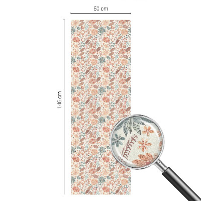 Mliječna folija za staklo vitraj Cvjetni aranžman