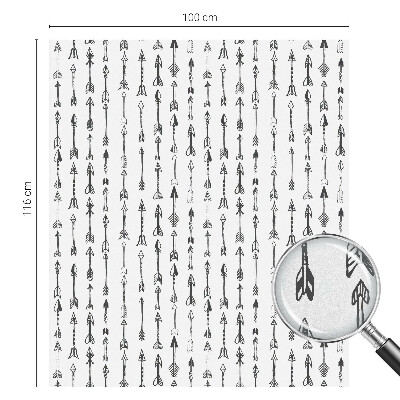 Samoljepljiva folija za staklo vitraj Geometrijske strelice