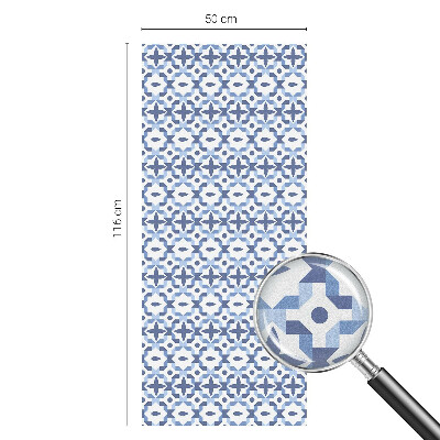 Folija za prozore zaštita od pogleda Plavi mozaik