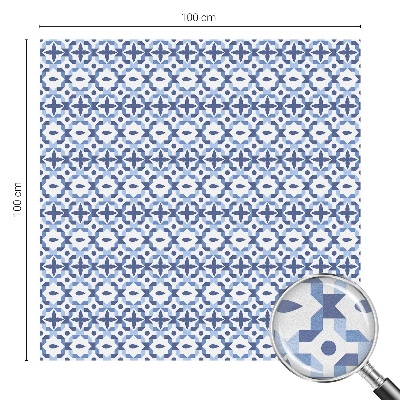 Folija za prozore zaštita od pogleda Plavi mozaik