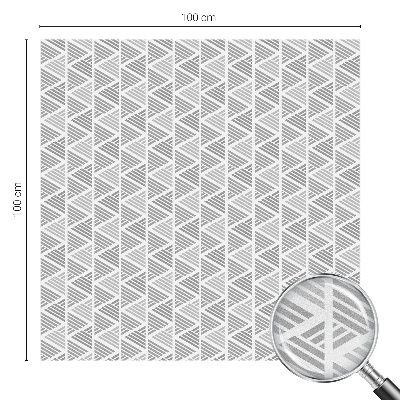 Mliječna folija za staklo vitraj Uzorak romba