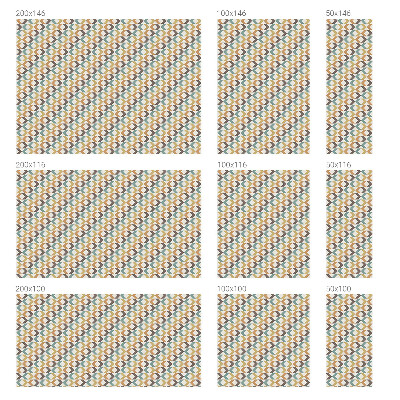 Mliječna folija za staklo vitraj Geometrijski rombovi