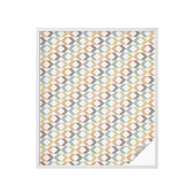 Mliječna folija za staklo vitraj Geometrijski rombovi