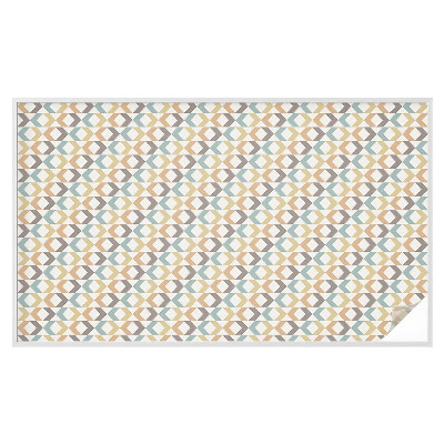 Mliječna folija za staklo vitraj Geometrijski rombovi