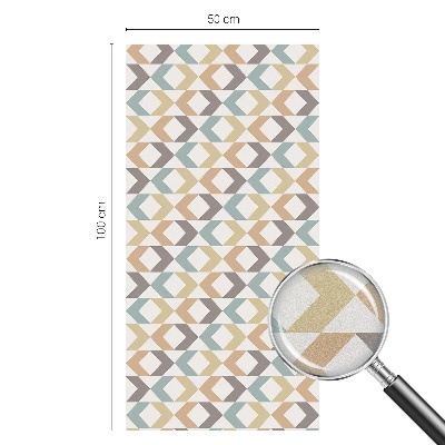 Mliječna folija za staklo vitraj Geometrijski rombovi