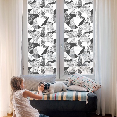 Folija za prozore zaštita od pogleda Geometrijski likovi