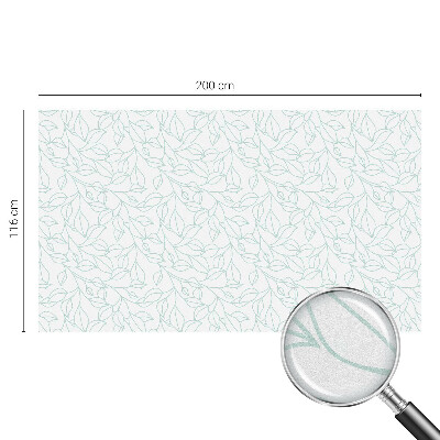 Samoljepljiva folija za staklo vitraj Nježno lišće