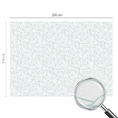 Samoljepljiva folija za staklo vitraj Nježno lišće