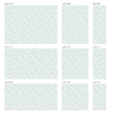 Samoljepljiva folija za staklo vitraj Nježno lišće