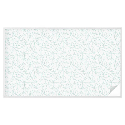 Samoljepljiva folija za staklo vitraj Nježno lišće