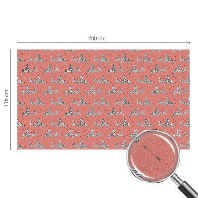 Samoljepljiva folija za staklo vitraj Motiv zebre