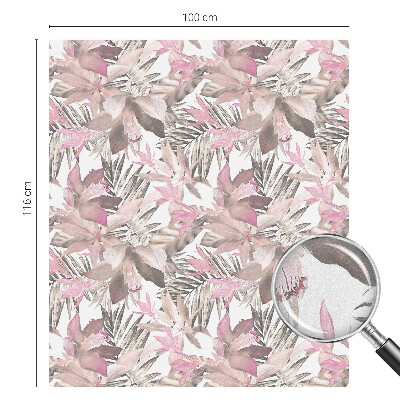 Dekorativna folija za staklo Pastelno cvijeće