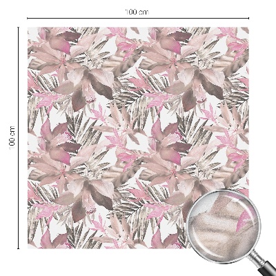 Dekorativna folija za staklo Pastelno cvijeće