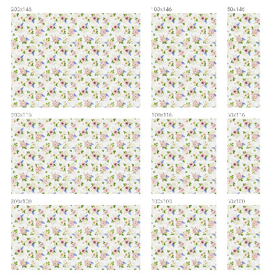 Mliječna folija za staklo vitraj Cvjetni uzorak